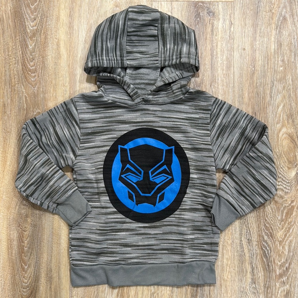 Kids Gray and Blue Hoodie